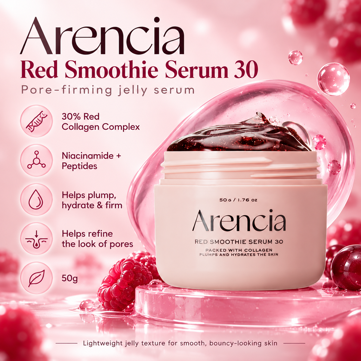 Arencia Red Smoothie Collagen Serum