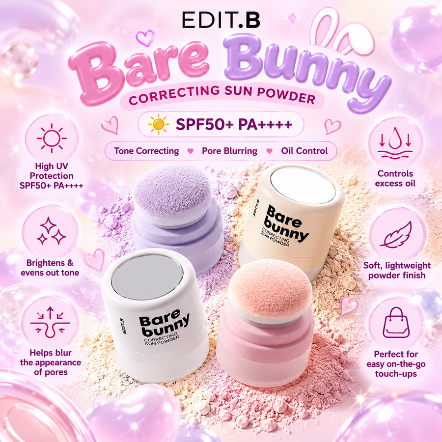 EDIT.B Bare Bunny Correcting Sun Powder SPF50+ PA++++