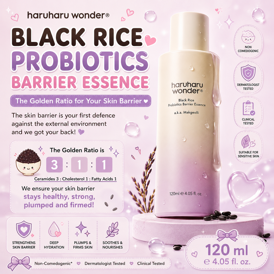 Haruharu Wonder Black Rice Probiotics Barrier Essence