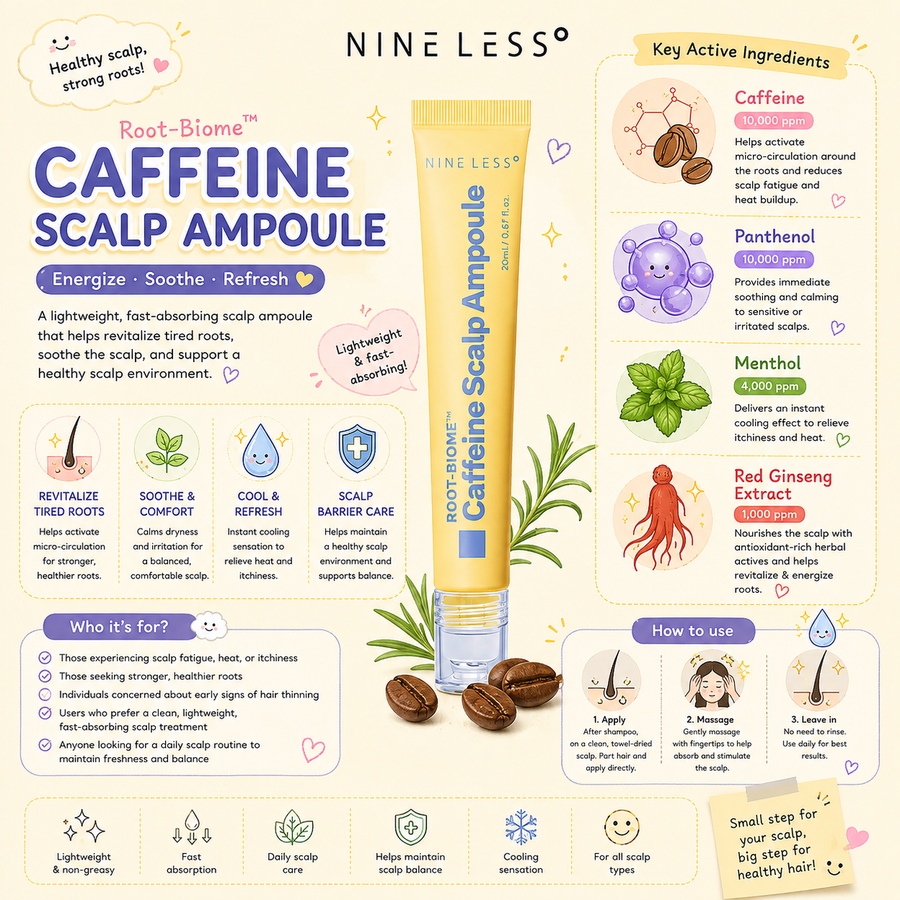 Nineless Caffeine Scalp Ampoule