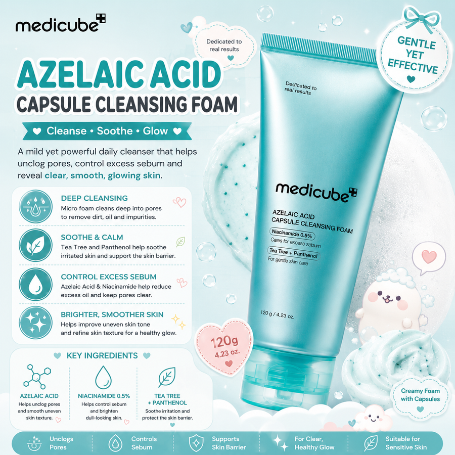 Medicube Azelaic Acid Capsule Cleansing Foam