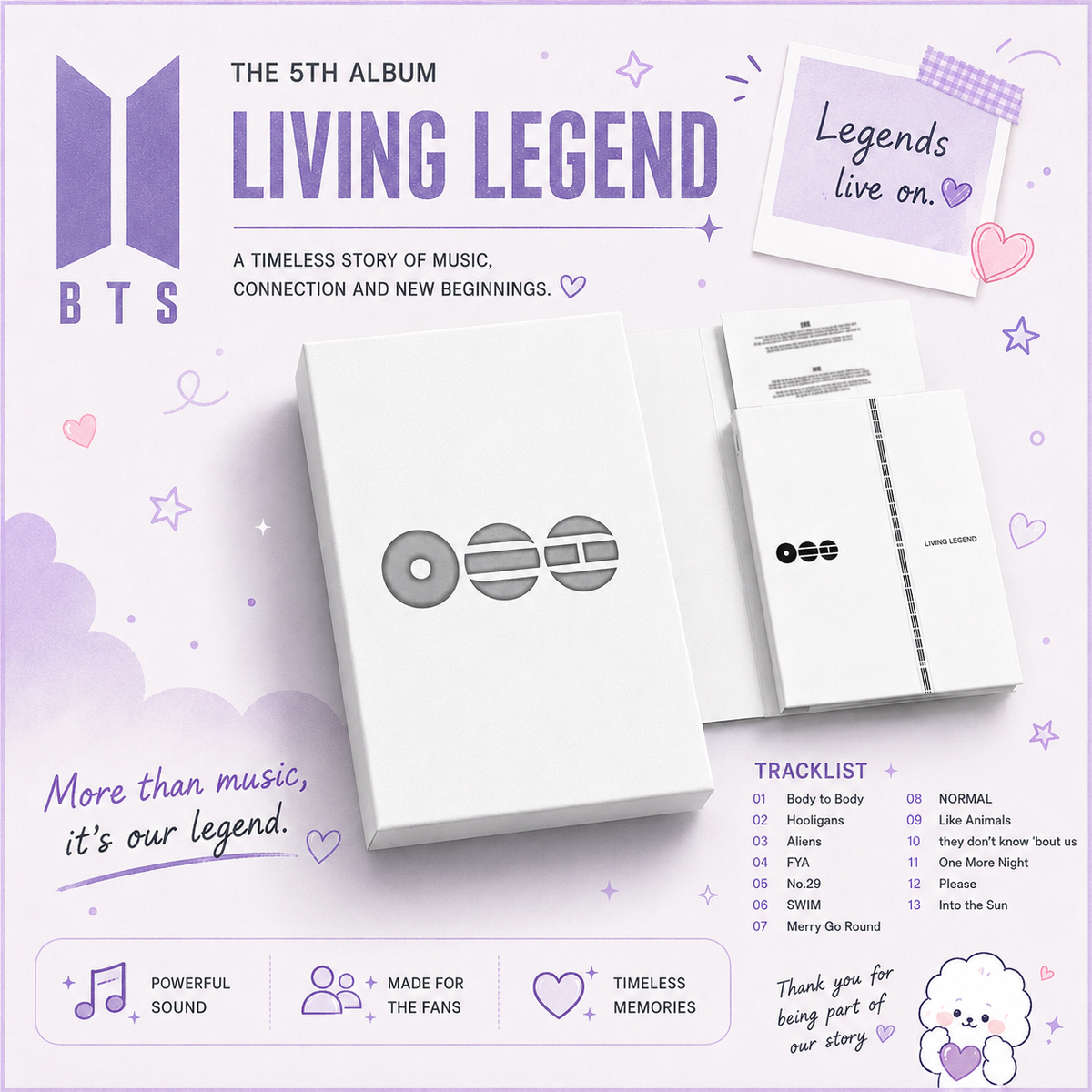 BTS Arirang Living Legend Album
