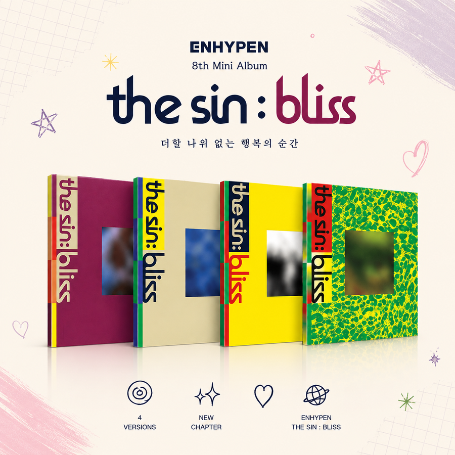ENHYPEN - 8th Mini Album - THE SIN BLISS (Random Vers.)