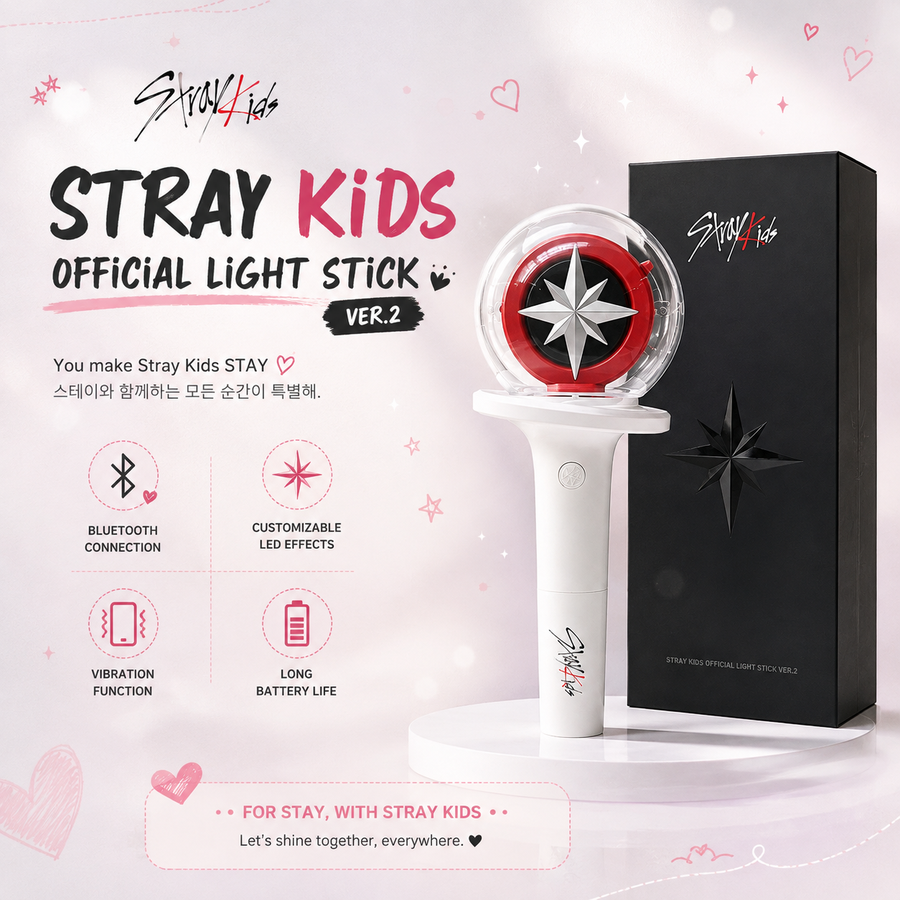 STRAY KIDS OFFICIAL LIGHT STICK VER.2
