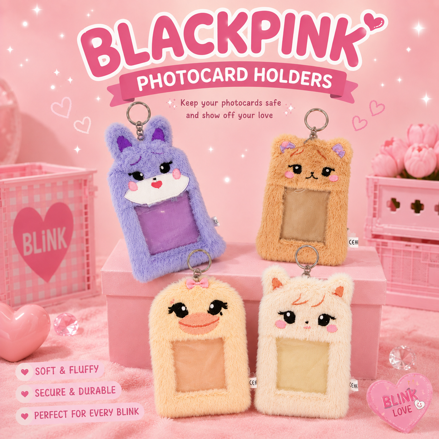 BLACKPINK Plush Photocard Holder