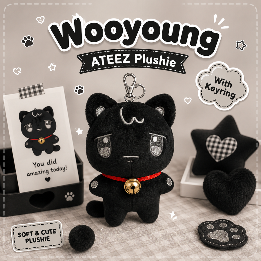 ANITEEZ - Wooyoung 10cm Plush Doll Keyring