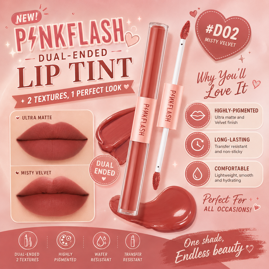 Pinkflash Velvet Duo Lipcream