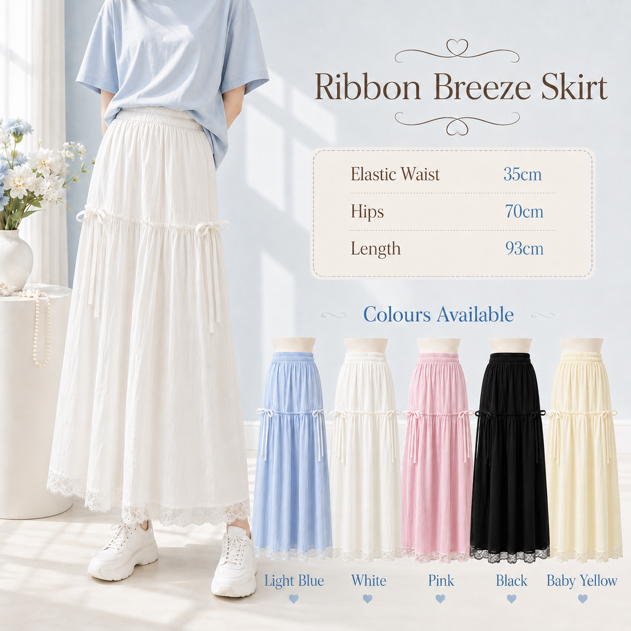 Ribbon Breeze Skirt