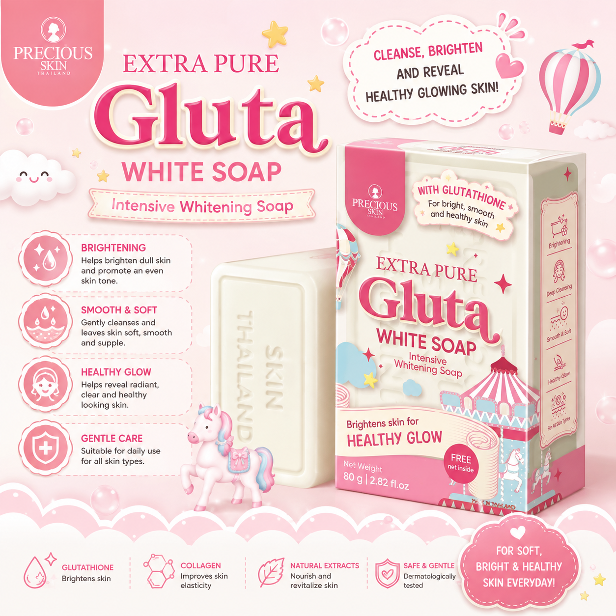 Precious Skin Gluta Intensive Whitening Soap