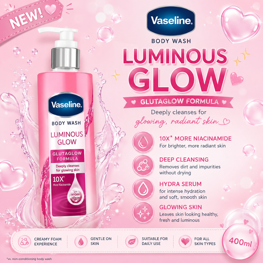 VASELINE Gluta Luminous Glow Body Wash