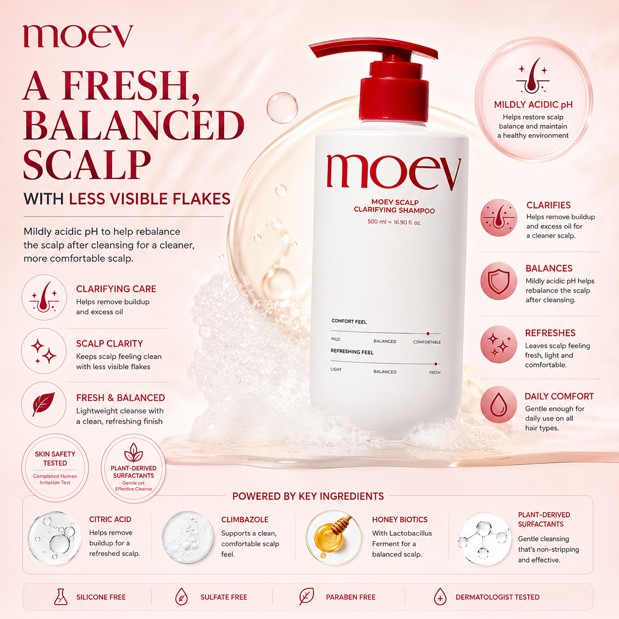 Moev – Scalp Clarifying Shampoo 500ml