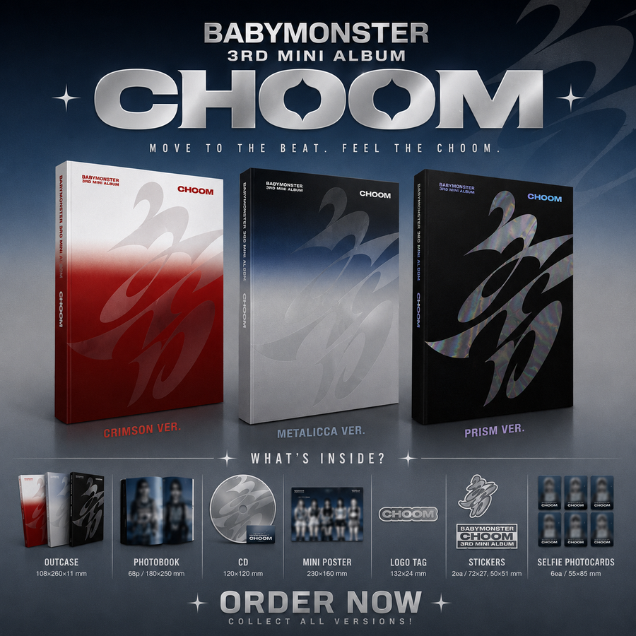 BABYMONSTER – 3rd Mini Album CHOOM (Random Vers.)