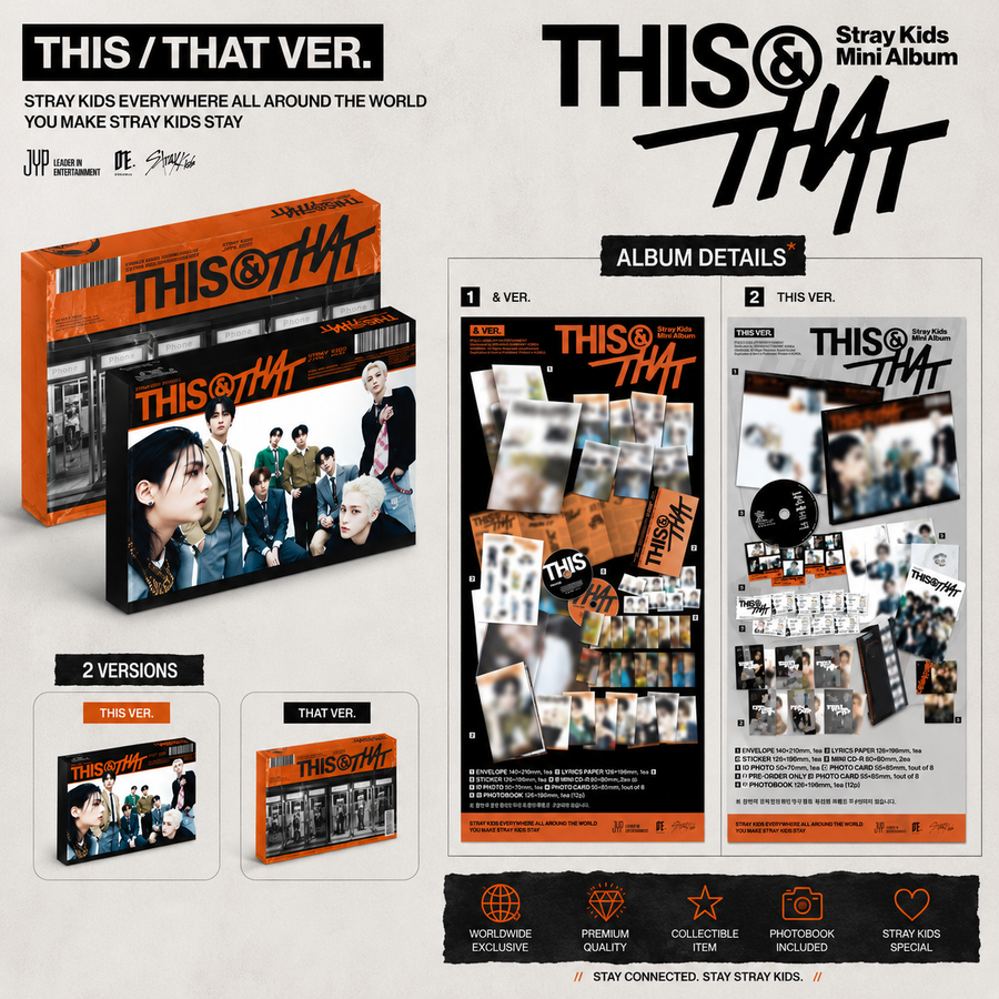 STRAYKIDS 10th Mini Album This & That (Random Vers.)