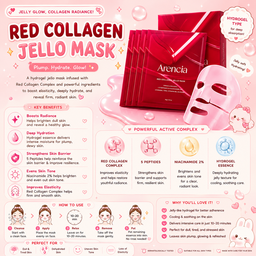 Arencia Red Collagen Jello Mask