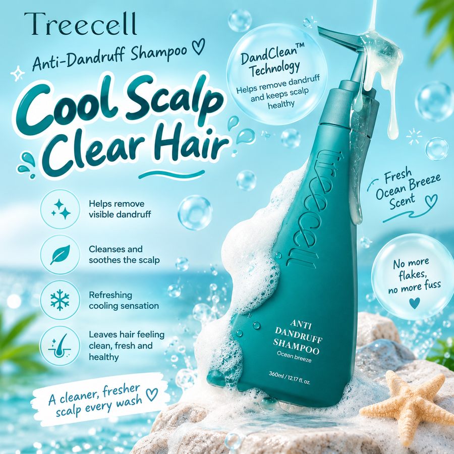 Treecell Anti-Dandruff Shampoo Ocean Breeze