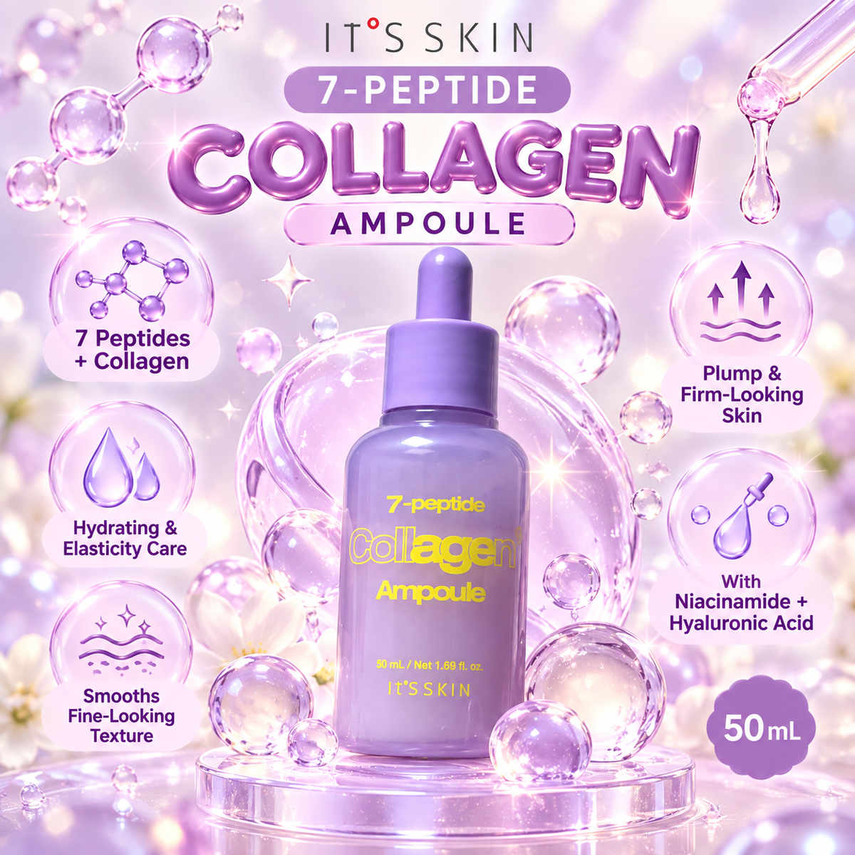 It's Skin 7 Peptide Collagen Firming Ampoule