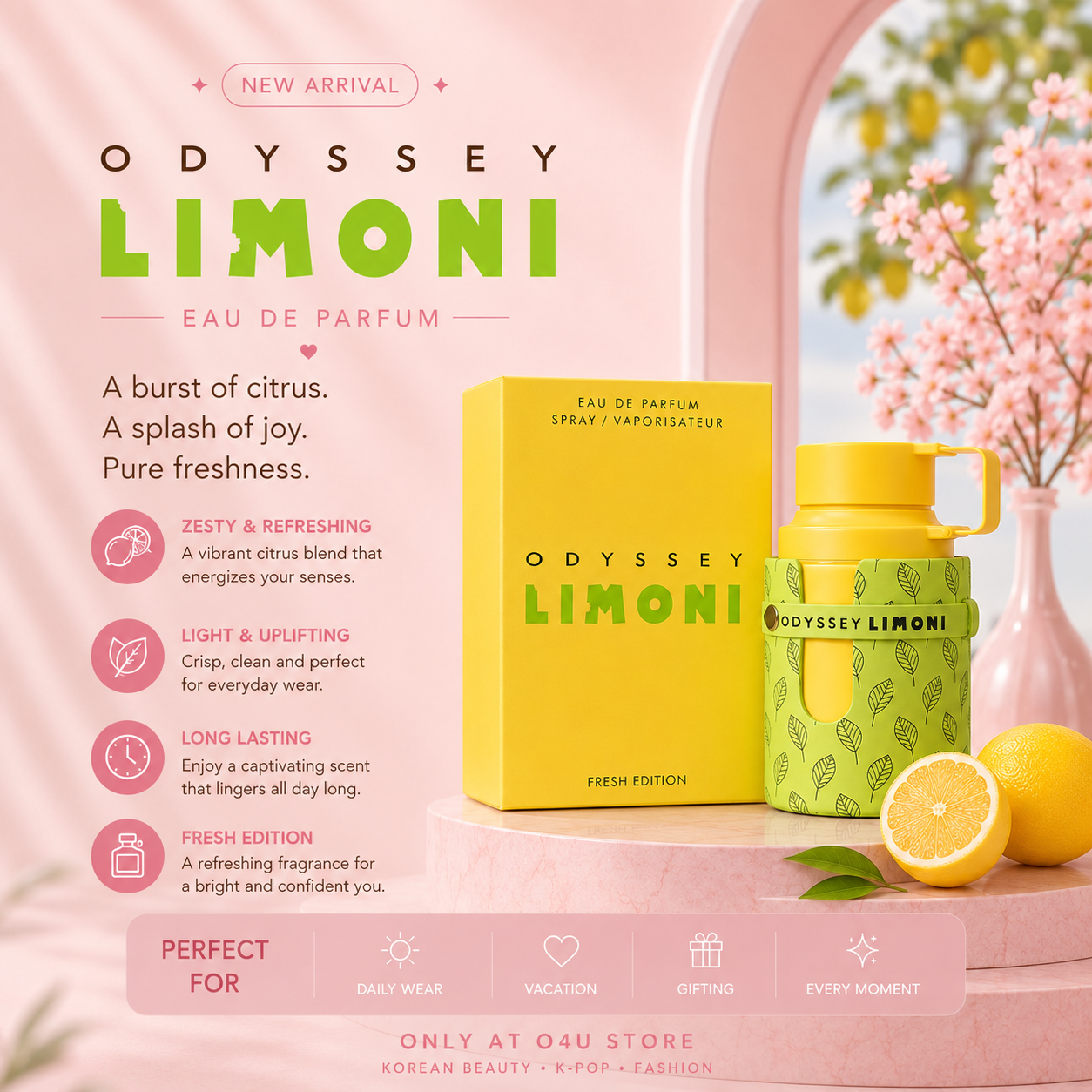 Armaf – Odyssey Limoni – Eau de Parfum 100ml (Fresh Edition)