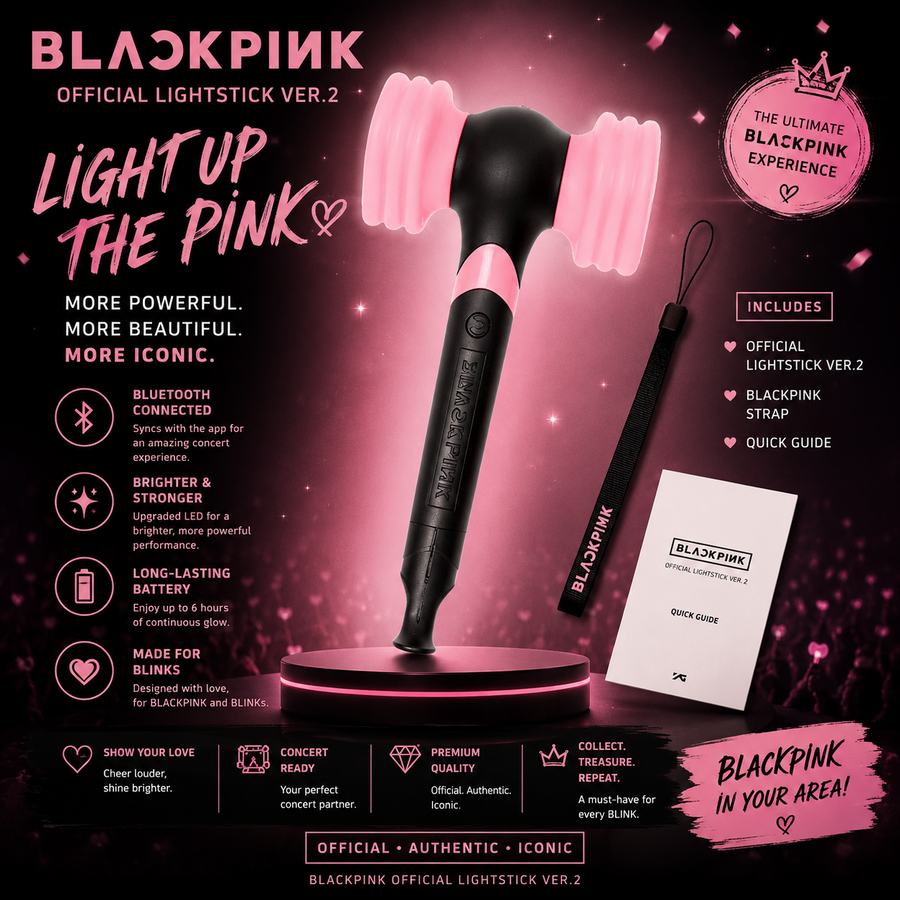 BLACKPINK – Official Lightstick Version 2 (Bong 2)