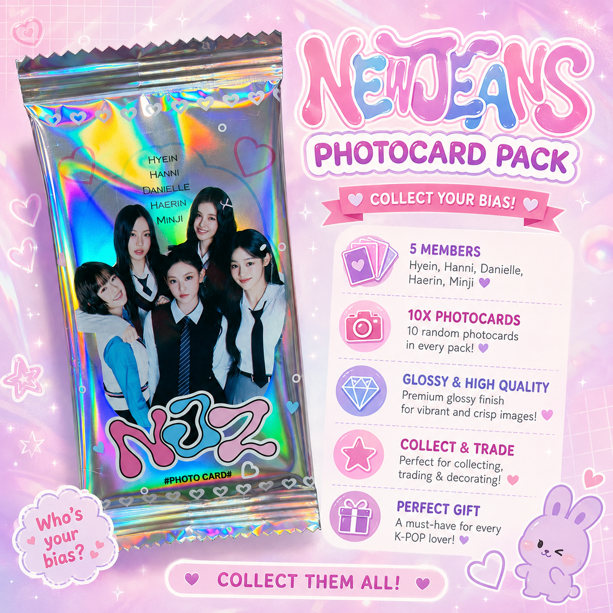 NJZ Photocards Pack 10X