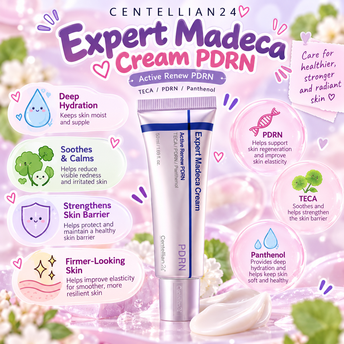 Centellian24 Expert Madeca Cream Active Renew PDRN