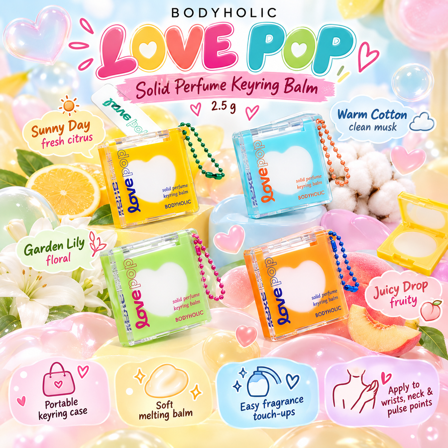 Bodyholic LOVEPOP Solid Perfume Keyring Balm