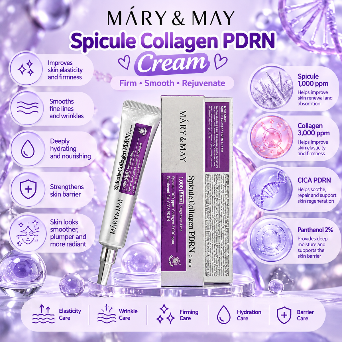 Mary & May Spicule Collagen PDRN Cream