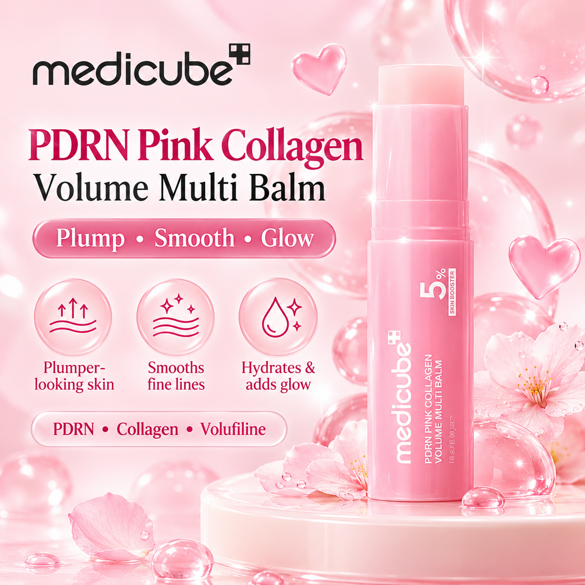 Medicube PDRN Pink Collagen Volume Multi Balm