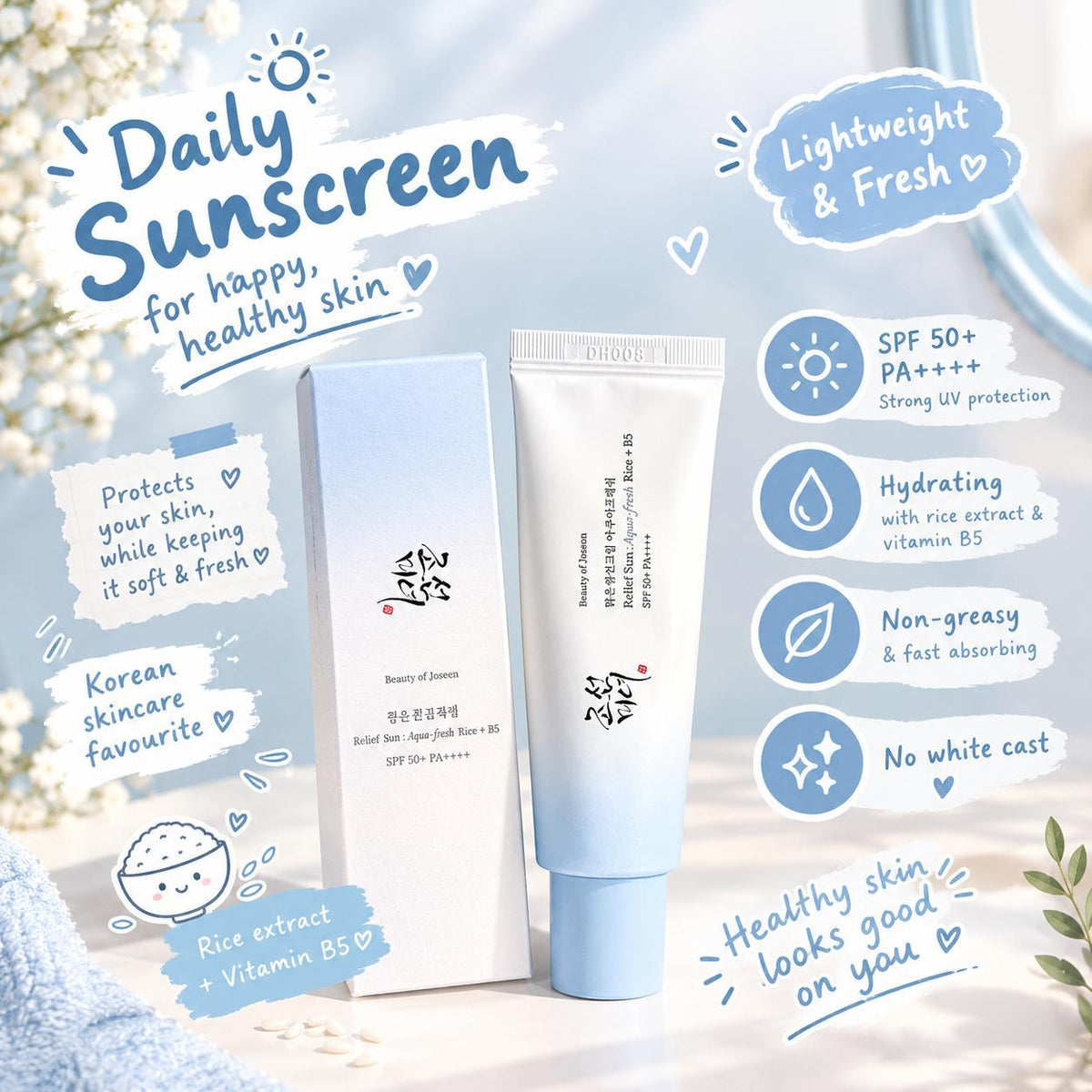 Beauty of Joseon Relief Sun: Aqua Fresh SPF 50+ PA++++